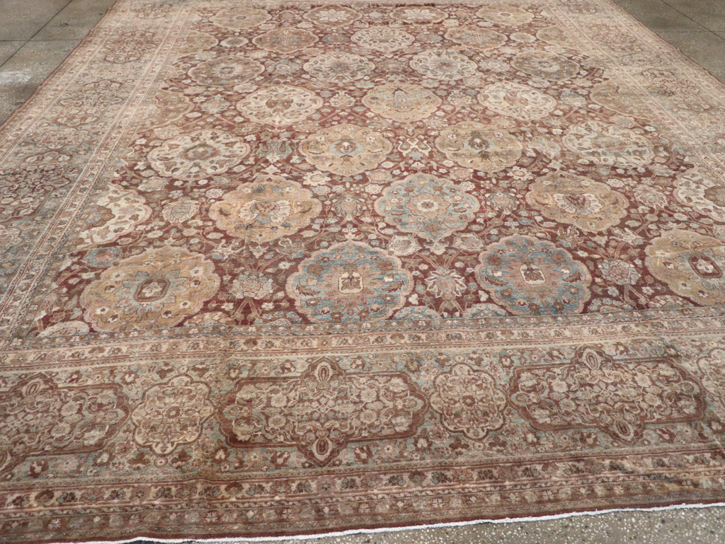 Antique Persian Lavar Kerman Carpet, No.19100 - Galerie Shabab