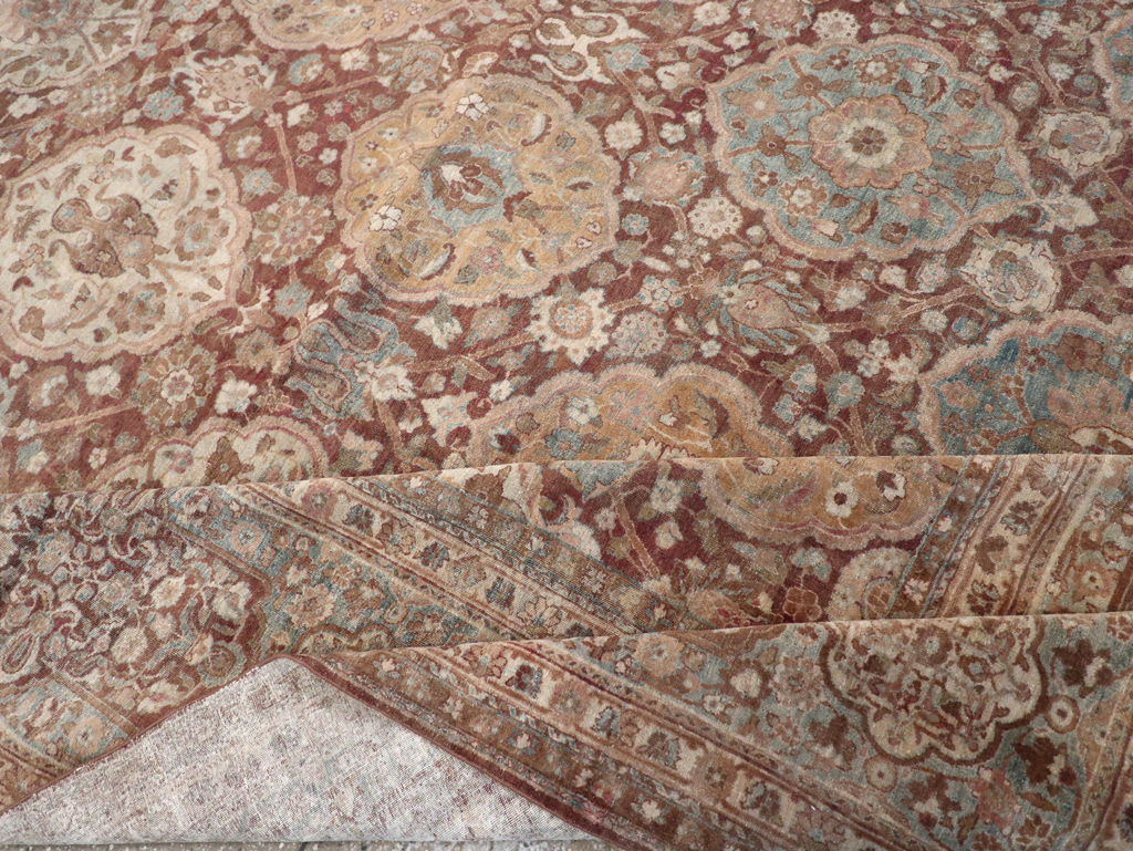 Antique Persian Lavar Kerman Carpet, No.19100 - Galerie Shabab