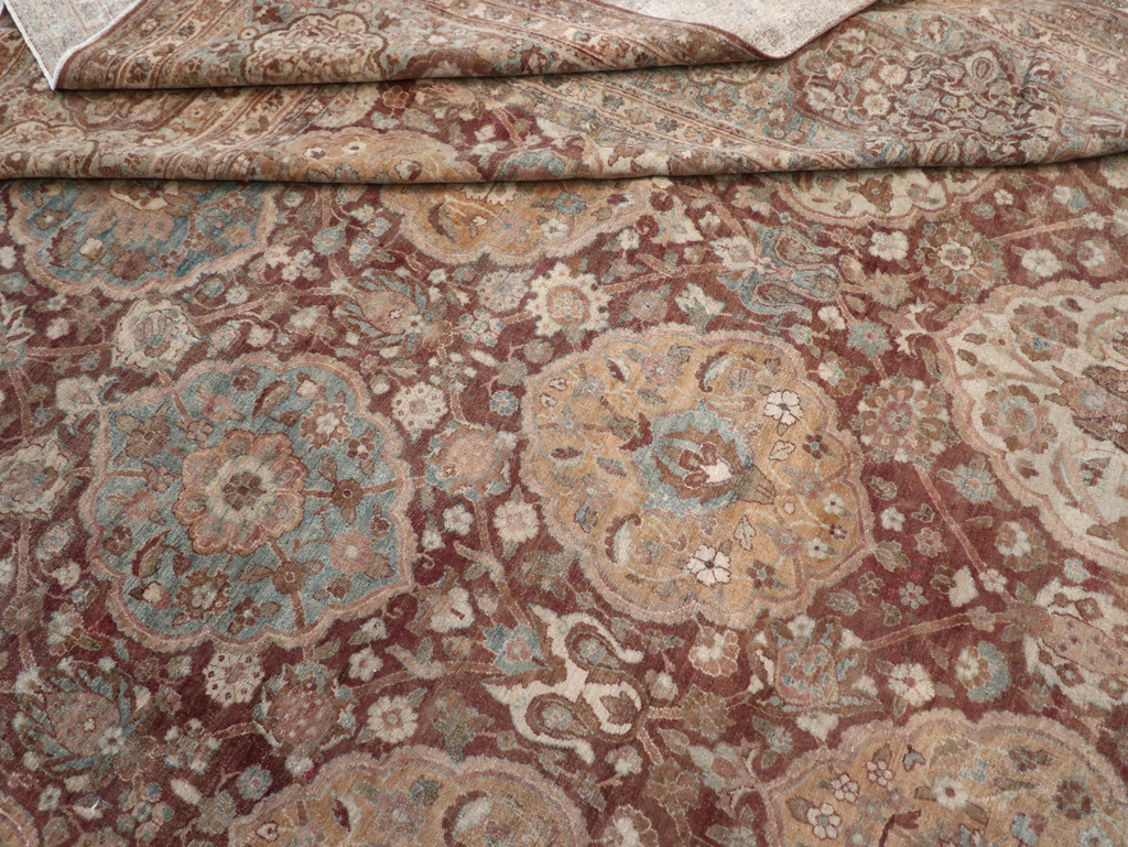 Antique Persian Lavar Kerman Carpet, No.19100 - Galerie Shabab