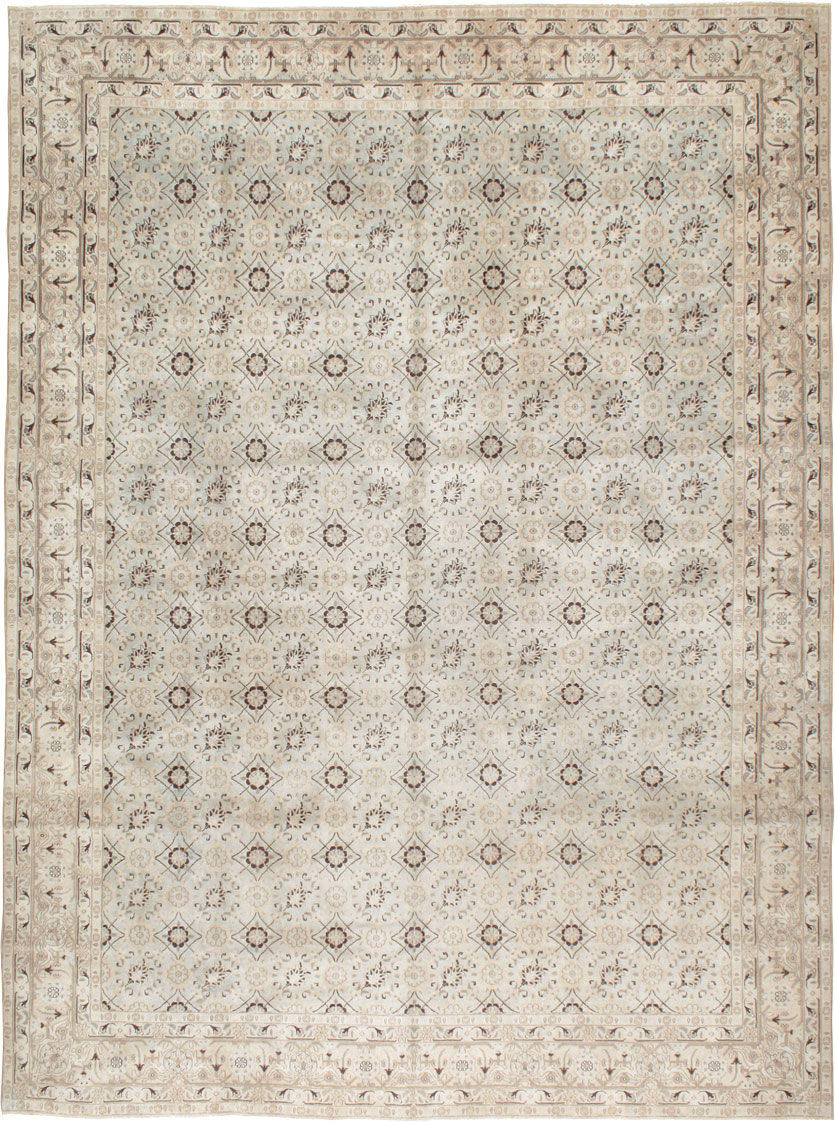 Antique Persian Mashad Carpet, No.19115 - Galerie Shabab