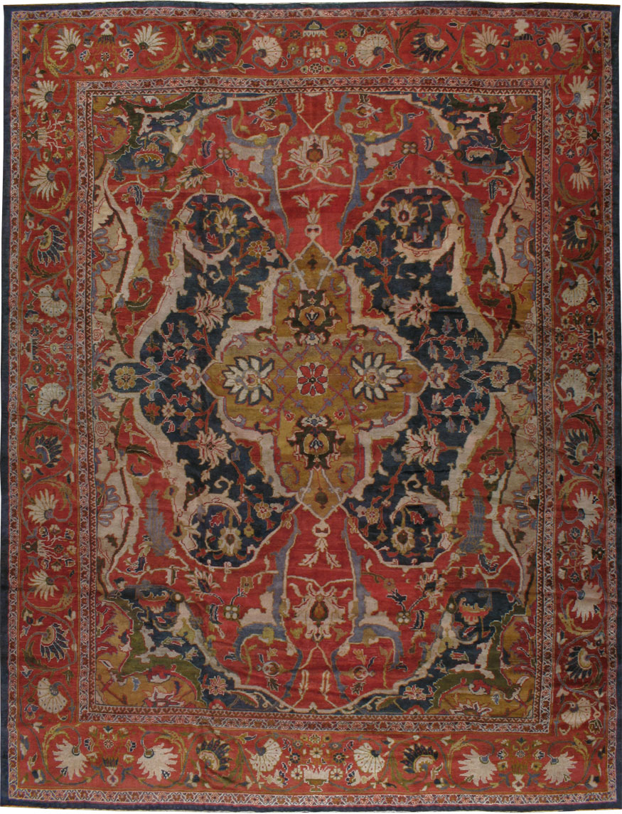 Antique Sultanabad Carpet, No.19117 - Galerie Shabab