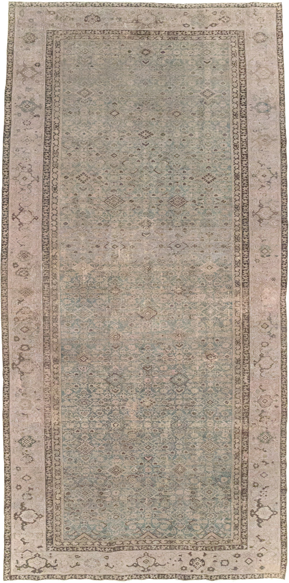 Antique Persian Malayer Gallery Carpet, No.19151 - Galerie Shabab