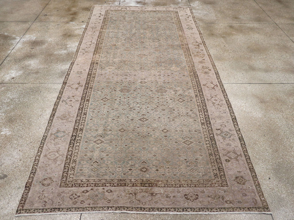 Antique Persian Malayer Gallery Carpet, No.19151 - Galerie Shabab