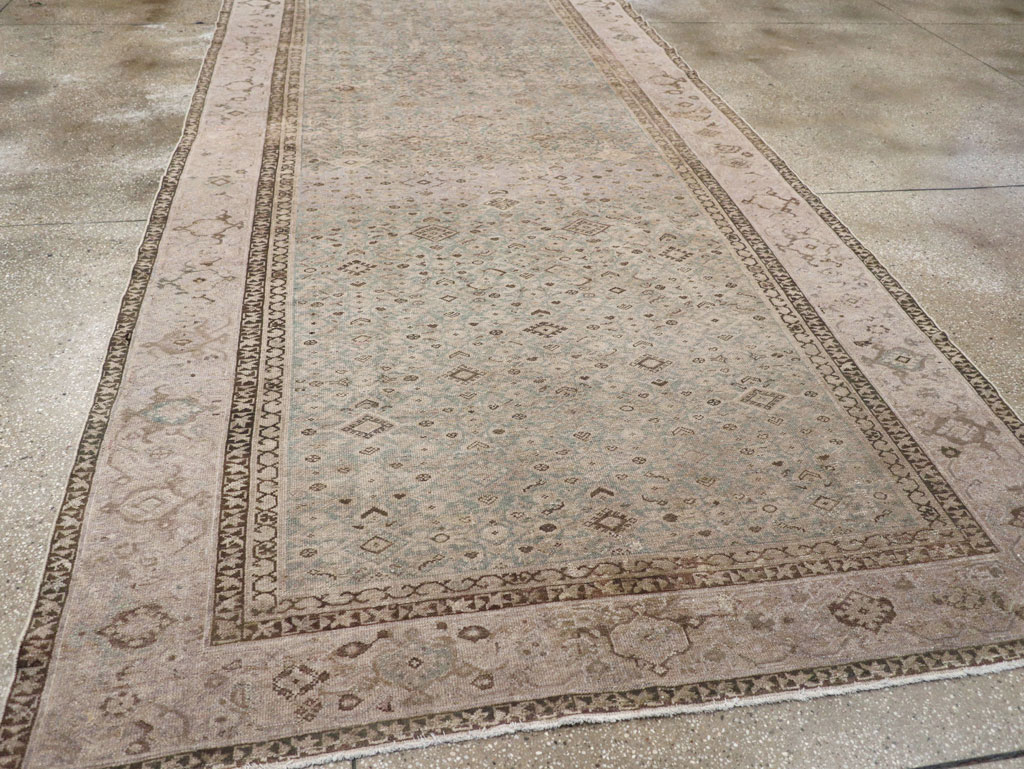 Antique Persian Malayer Gallery Carpet, No.19151 - Galerie Shabab