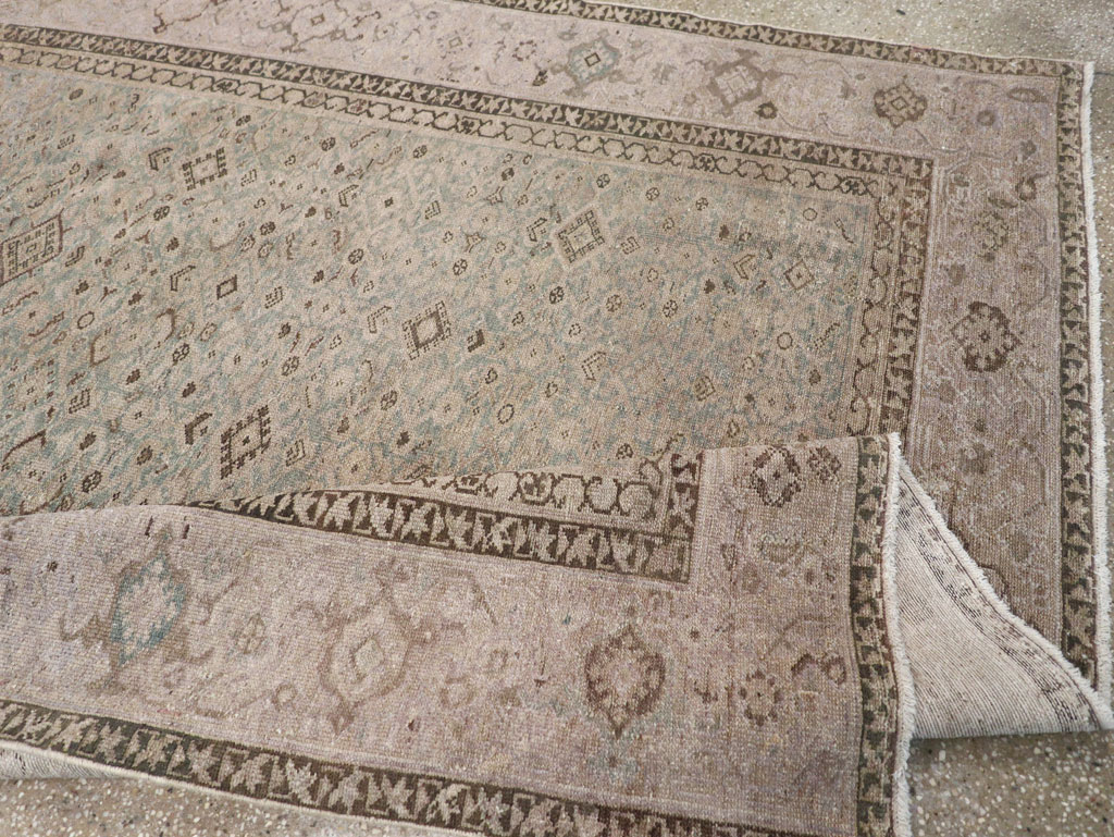 Antique Persian Malayer Gallery Carpet, No.19151 - Galerie Shabab