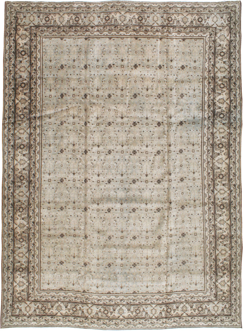 Antique Persian Tabriz Carpet, No.19156 - Galerie Shabab