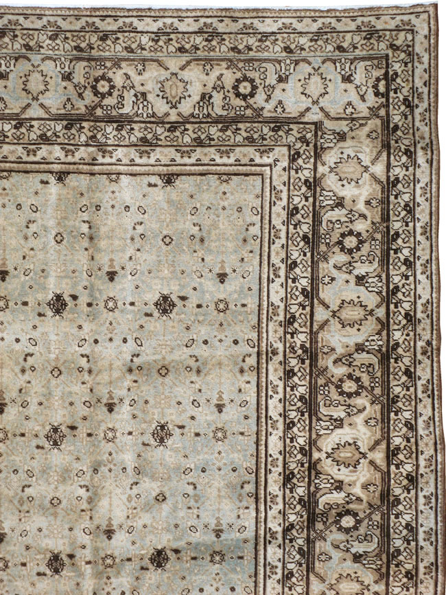 Antique Persian Tabriz Carpet, No.19156 - Galerie Shabab