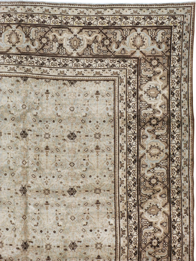 Antique Persian Tabriz Carpet, No.19156 - Galerie Shabab