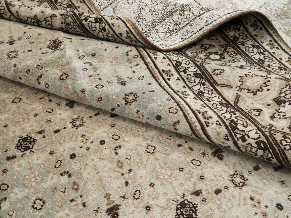 Antique Persian Tabriz Carpet, No.19156 - Galerie Shabab