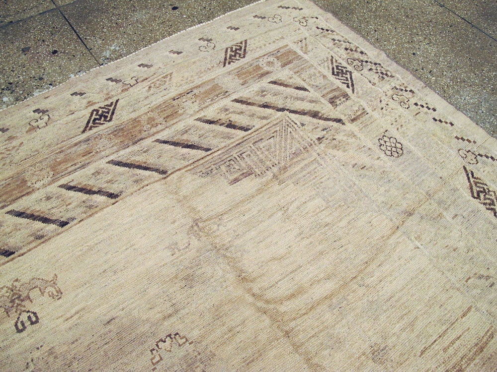 Vintage East Turkestan Khotan Carpet, No.19166 - Galerie Shabab