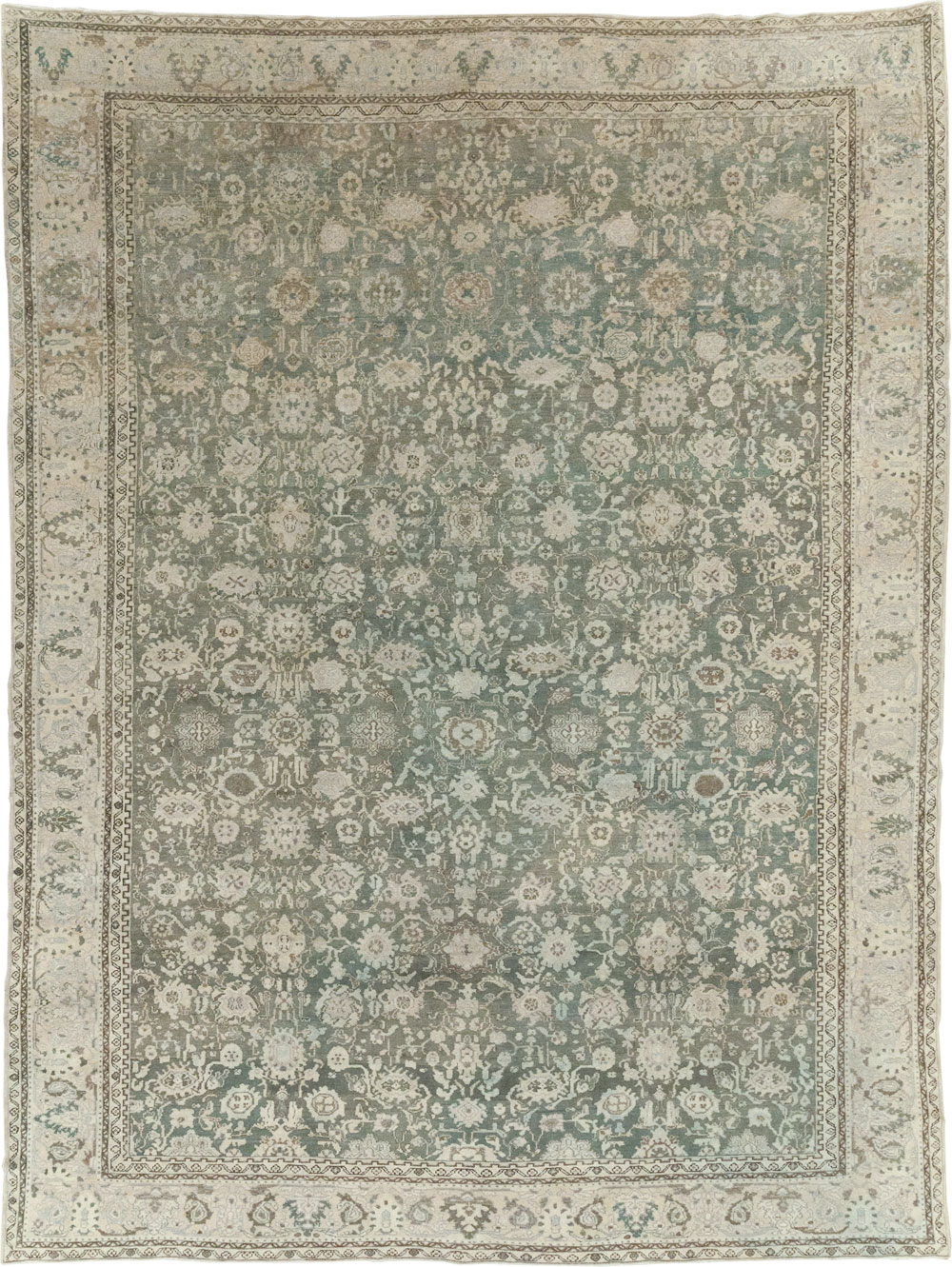 Vintage Persian Malayer Room Size Carpet, No.19172 - Galerie Shabab