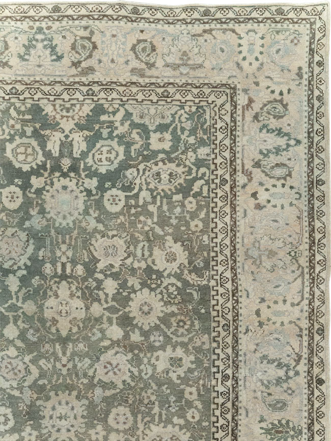 Vintage Persian Malayer Room Size Carpet, No.19172 - Galerie Shabab