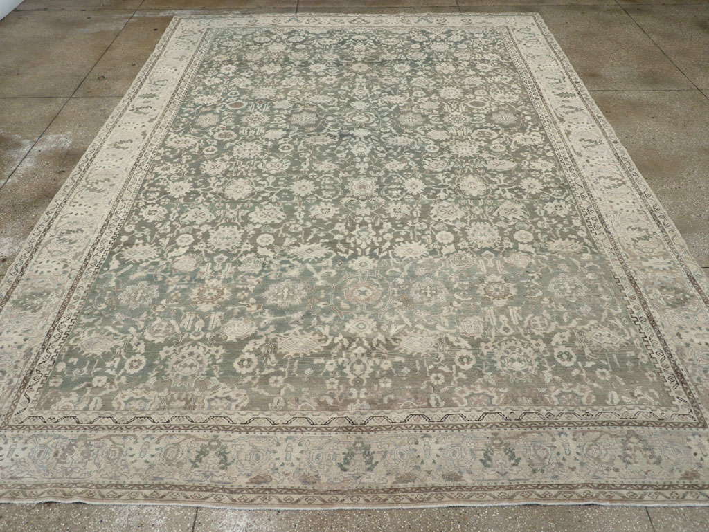 Vintage Persian Malayer Room Size Carpet, No.19172 - Galerie Shabab