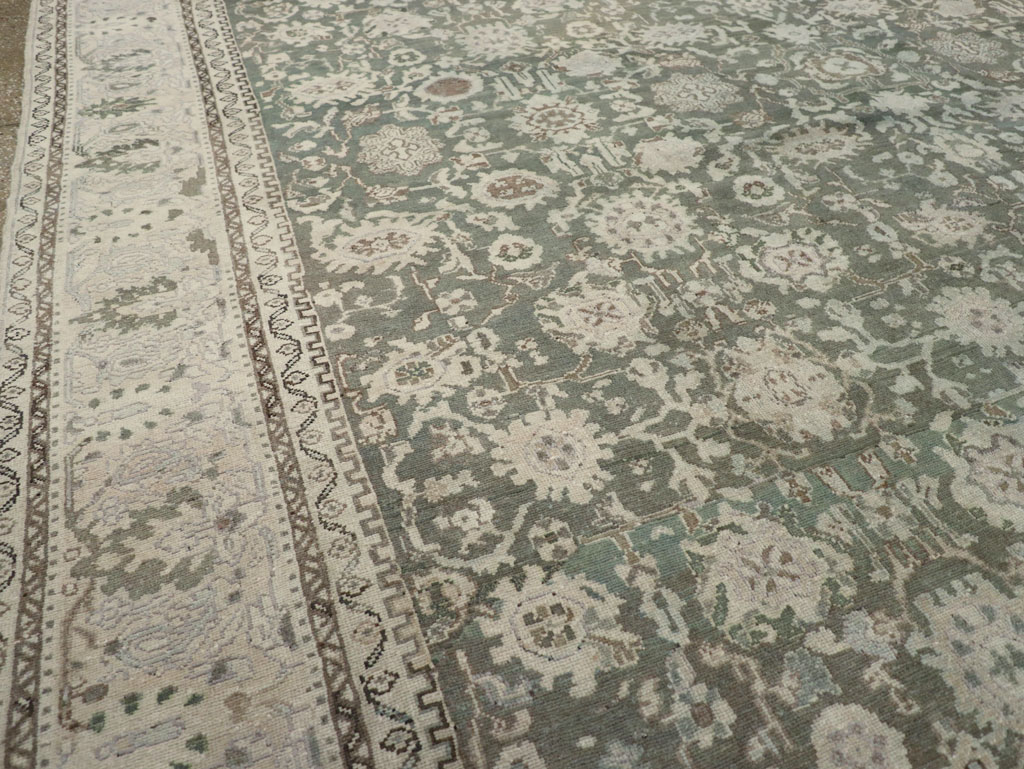 Vintage Persian Malayer Room Size Carpet, No.19172 - Galerie Shabab