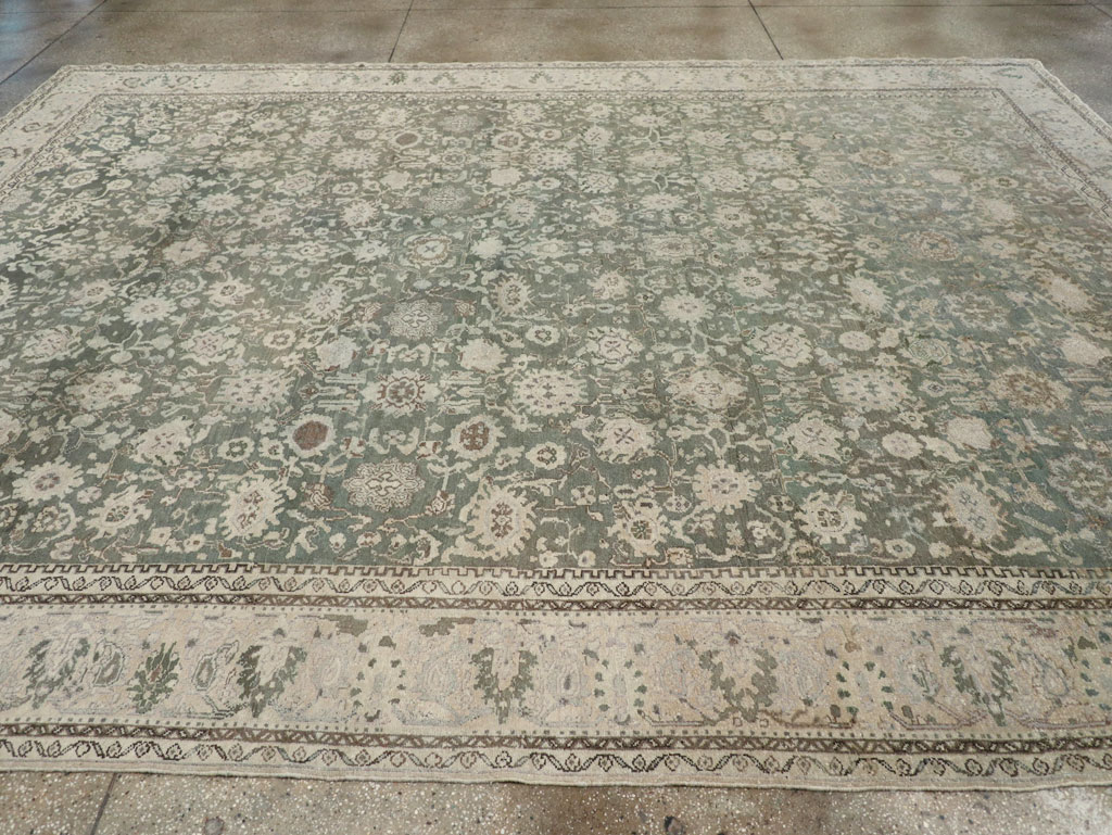 Vintage Persian Malayer Room Size Carpet, No.19172 - Galerie Shabab