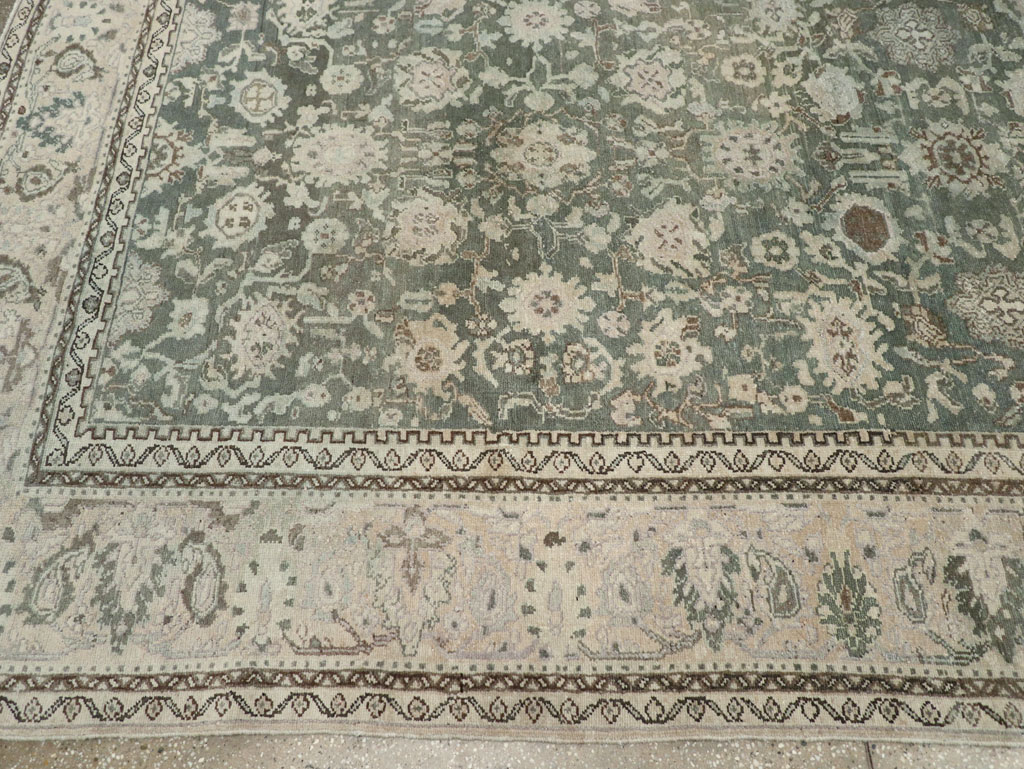 Vintage Persian Malayer Room Size Carpet, No.19172 - Galerie Shabab