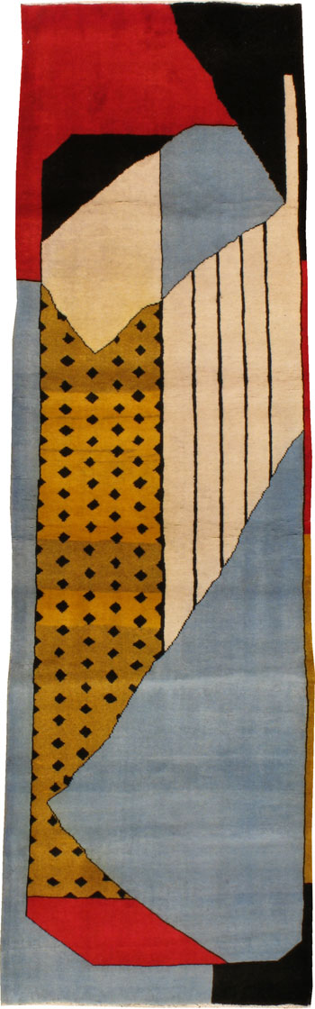 Vintage Modernist Tabriz, No.19177 - Galerie Shabab