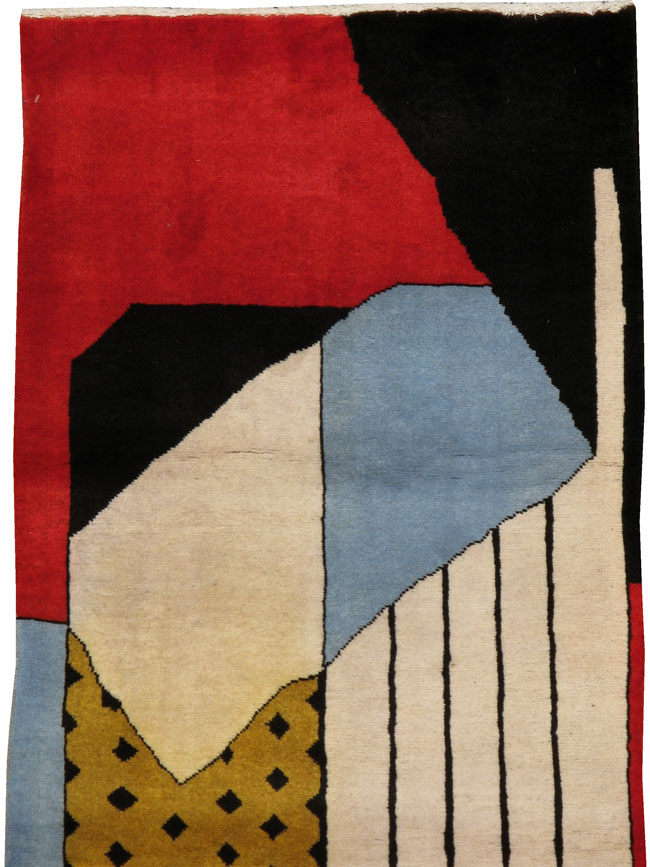 Vintage Modernist Tabriz, No.19177 - Galerie Shabab