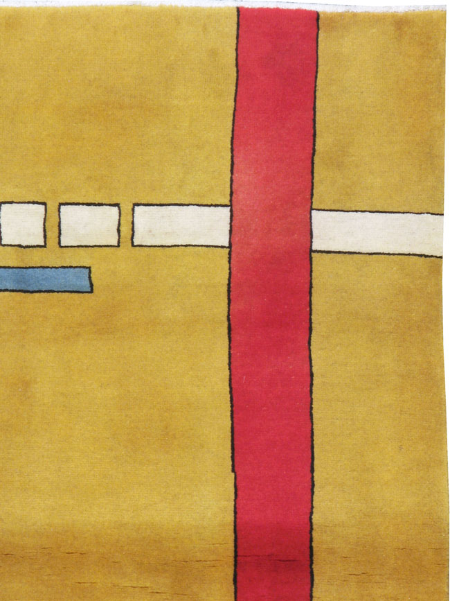 Vintage Persian Deco Rug, No.19178 - Galerie Shabab