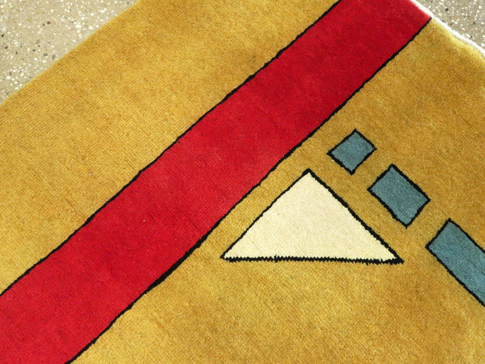 Vintage Persian Deco Rug, No.19178 - Galerie Shabab