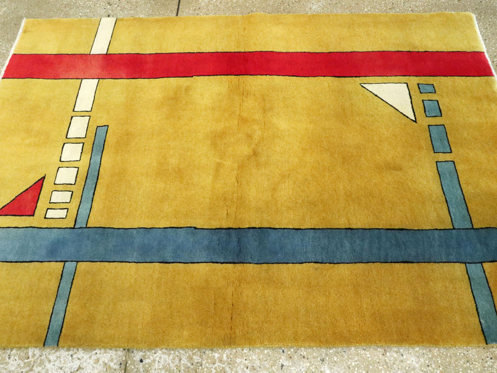 Vintage Persian Deco Rug, No.19178 - Galerie Shabab
