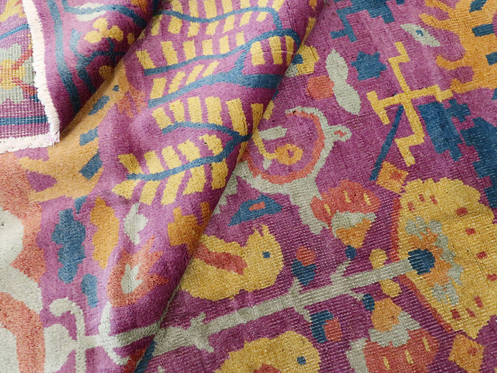 Vintage Indian Lahore Carpet, No.19184 - Galerie Shabab