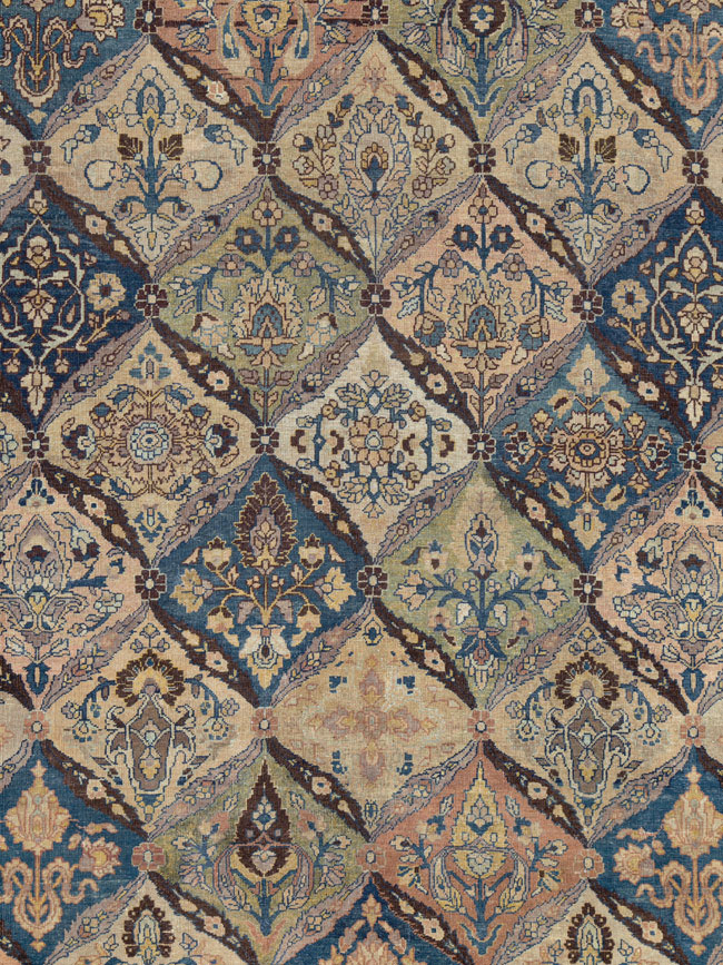 Antique Tabriz Carpet, No.19186 - Galerie Shabab