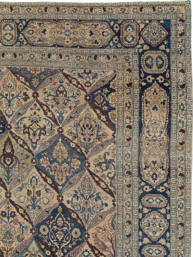 Antique Tabriz Carpet, No.19186 - Galerie Shabab