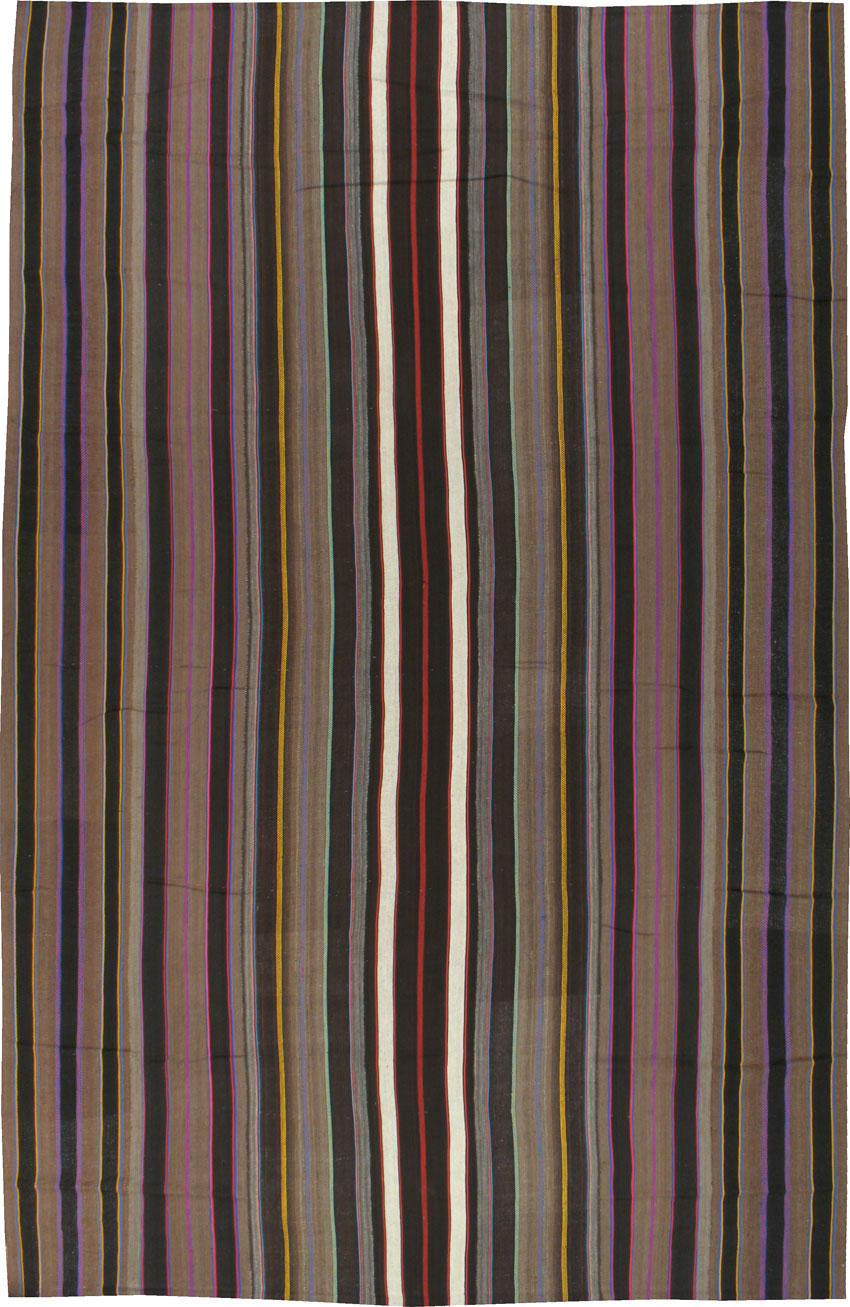 Vintage Turkish Flat-weave Kilim, No.19188 - Galerie Shabab