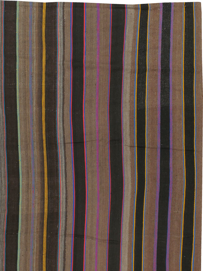 Vintage Turkish Flat-weave Kilim, No.19188 - Galerie Shabab