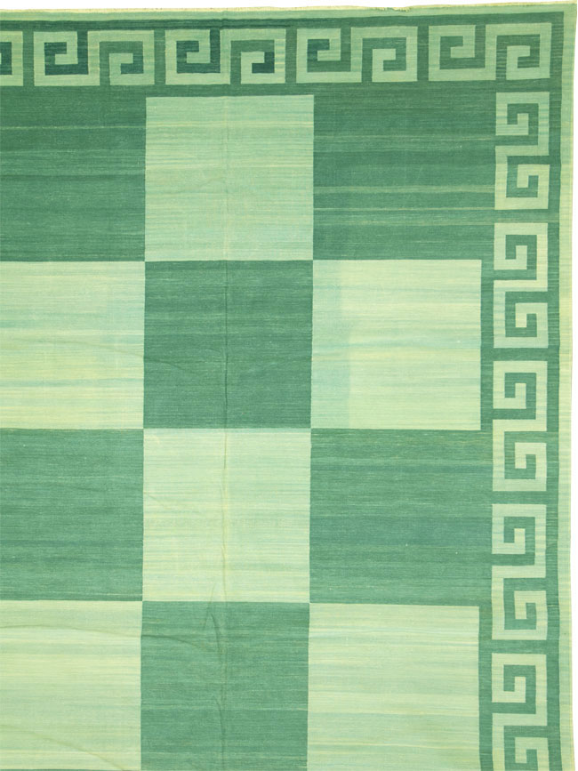 Vintage Indian Dhurrie Carpet, No.19189 - Galerie Shabab