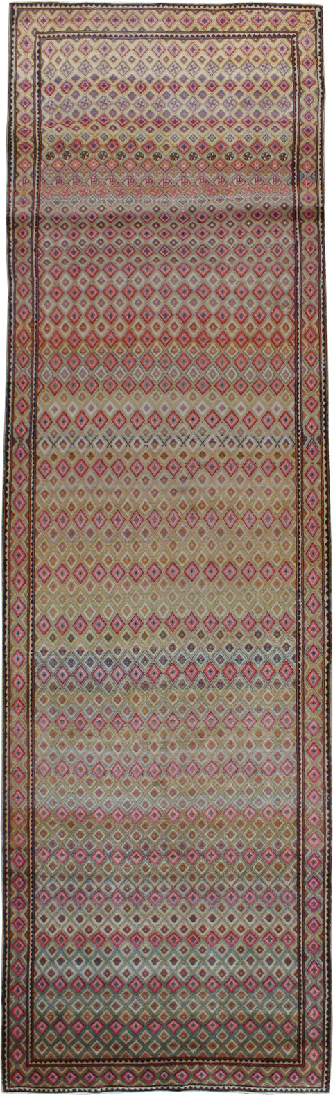 Vintage Kashan Deco Rug, No.19195 - Galerie Shabab