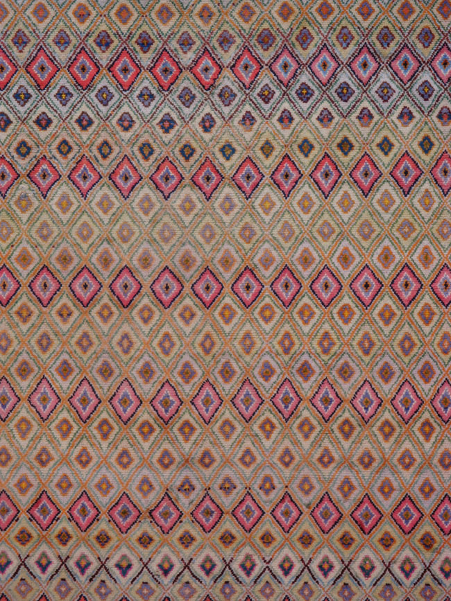 Vintage Kashan Deco Rug, No.19195 - Galerie Shabab