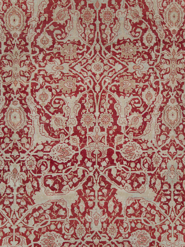 Antique Persian Tabriz Carpet, No.19199 - Galerie Shabab