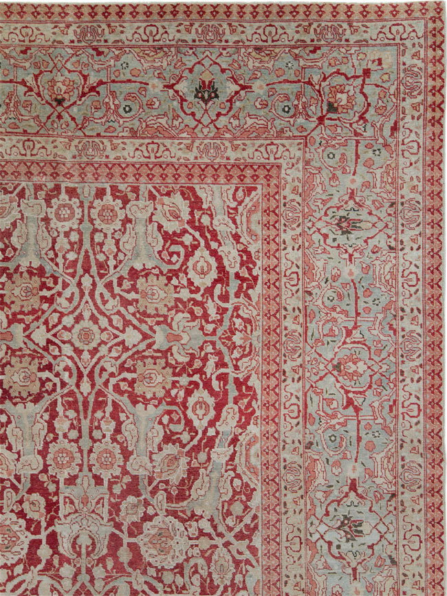 Antique Persian Tabriz Carpet, No.19199 - Galerie Shabab