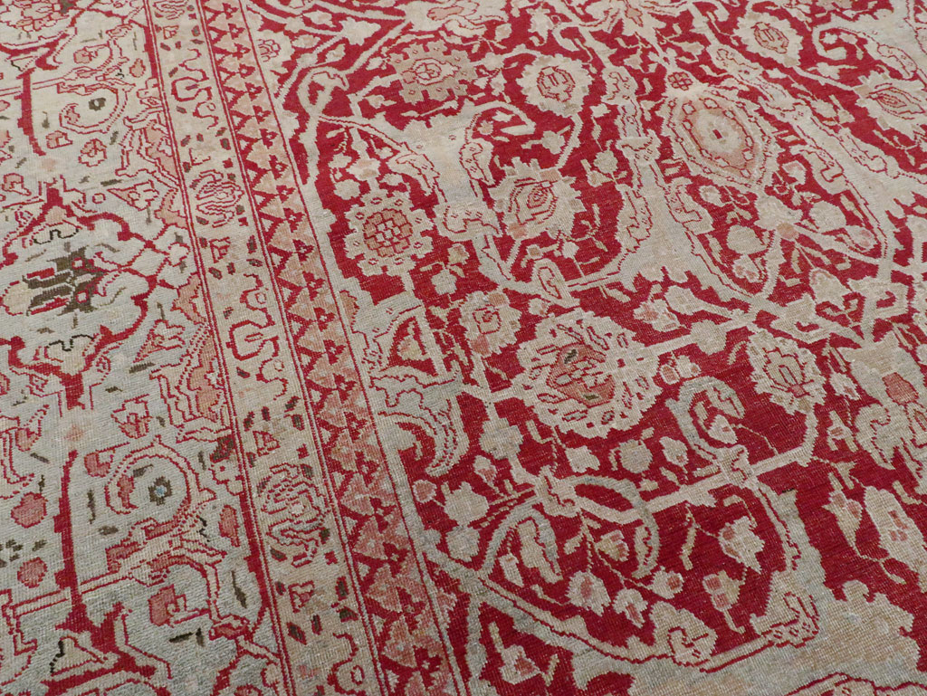 Antique Persian Tabriz Carpet, No.19199 - Galerie Shabab