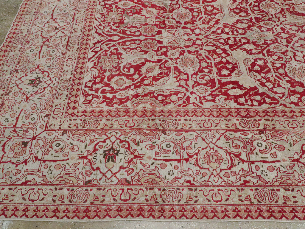 Antique Persian Tabriz Carpet, No.19199 - Galerie Shabab