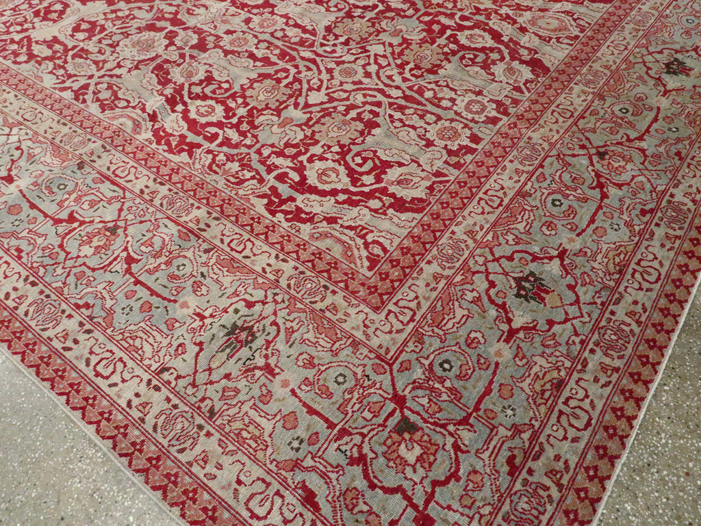 Antique Persian Tabriz Carpet, No.19199 - Galerie Shabab
