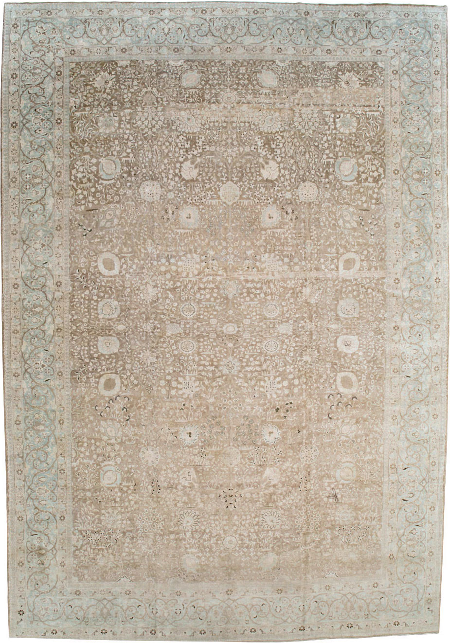 Antique Persian Tabriz Carpet, No.19200 - Galerie Shabab