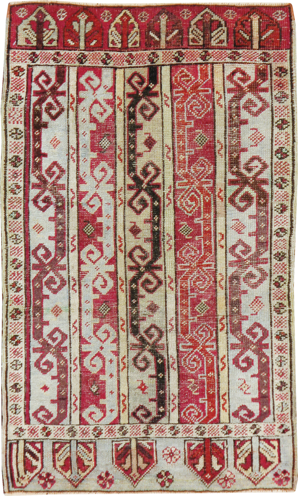 Antique Turkish Ghiordes Rug, No.19201 - Galerie Shabab