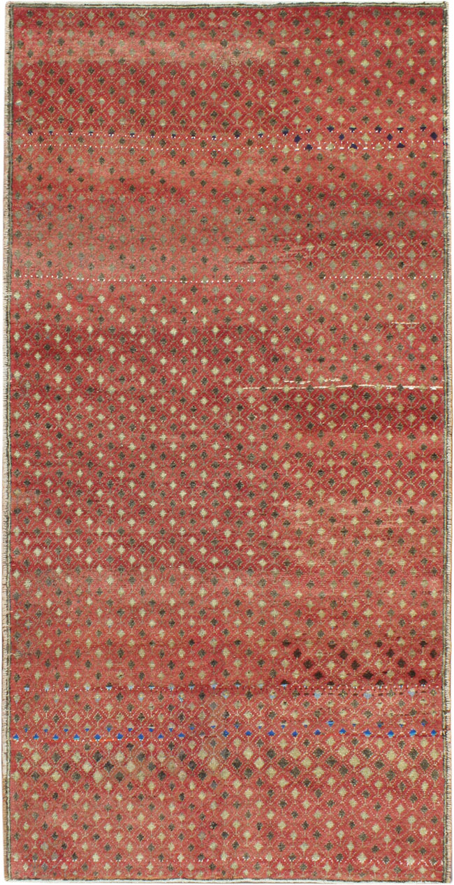 Vintage Turkish Anatolian Gallery Carpet, No.19216 - Galerie Shabab