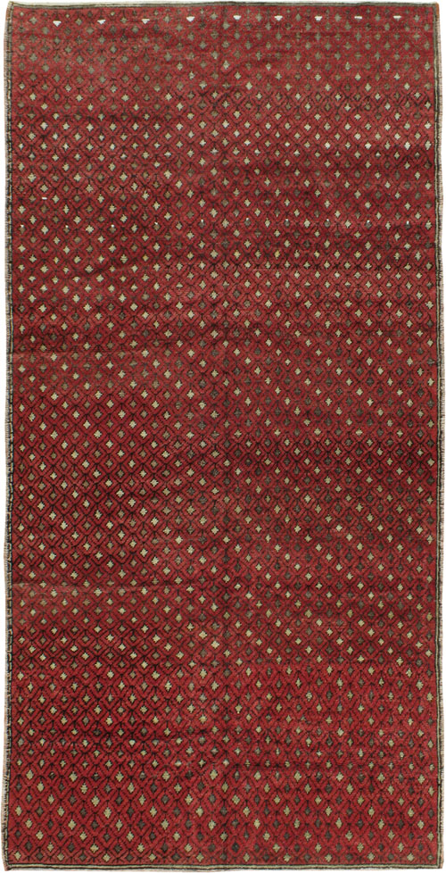 Vintage Turkish Anatolian Gallery Carpet, No.19219 - Galerie Shabab