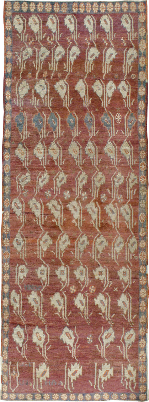 Vintage Turkish Anatolian Small Runner, No.19224 - Galerie Shabab