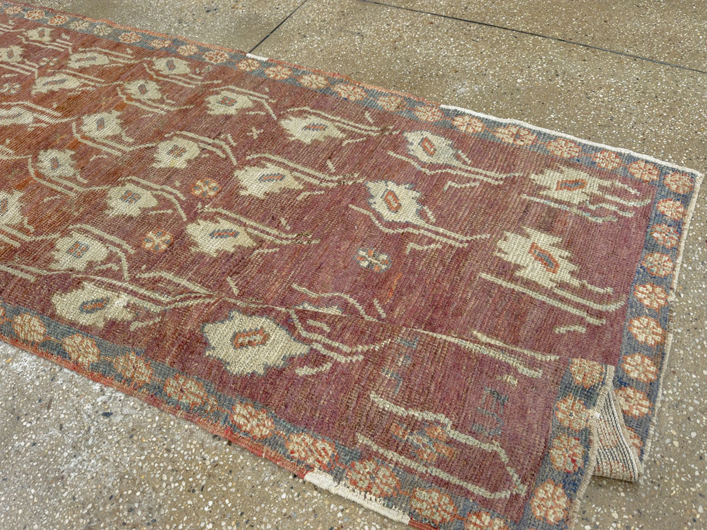 Vintage Turkish Anatolian Small Runner, No.19224 - Galerie Shabab
