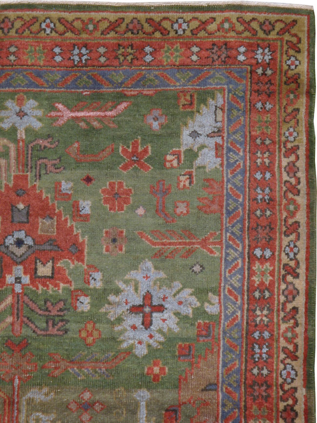 Antique Oushak Rug, No.19225 - Galerie Shabab