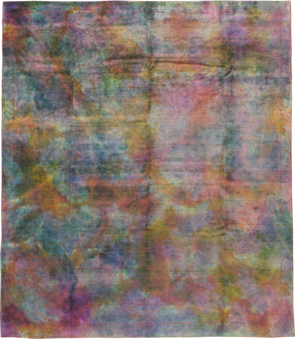 Vintage Turkish Anatolian Overdyed Rug, No.19233 - Galerie Shabab