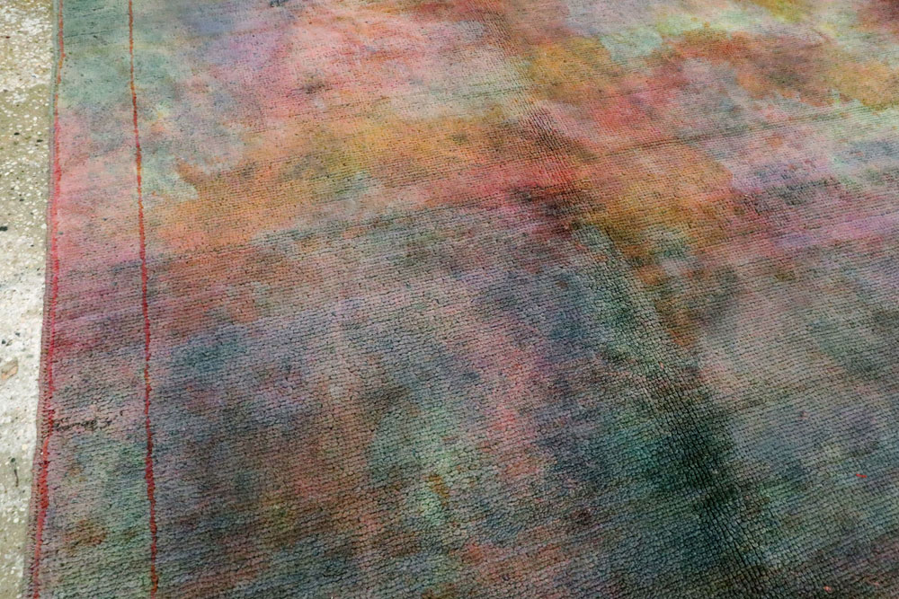 Vintage Turkish Anatolian Overdyed Rug, No.19233 - Galerie Shabab