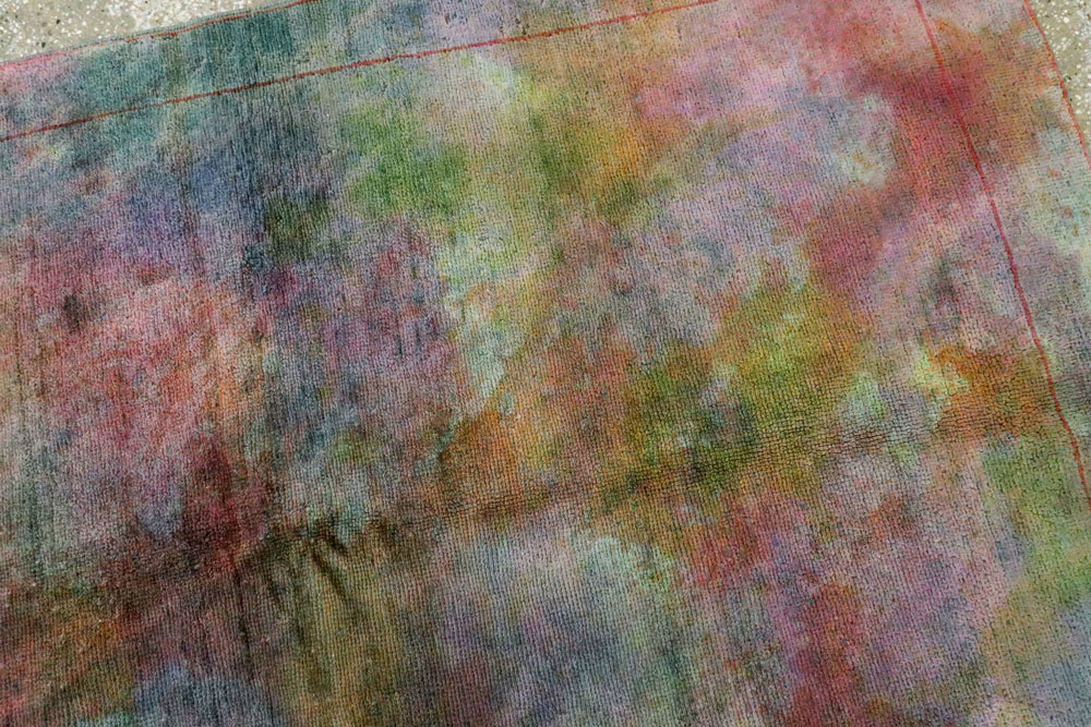 Vintage Turkish Anatolian Overdyed Rug, No.19233 - Galerie Shabab