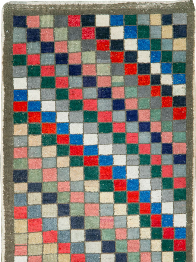 Vintage Turkish Anatolian Deco Runner, No.19235 - Galerie Shabab