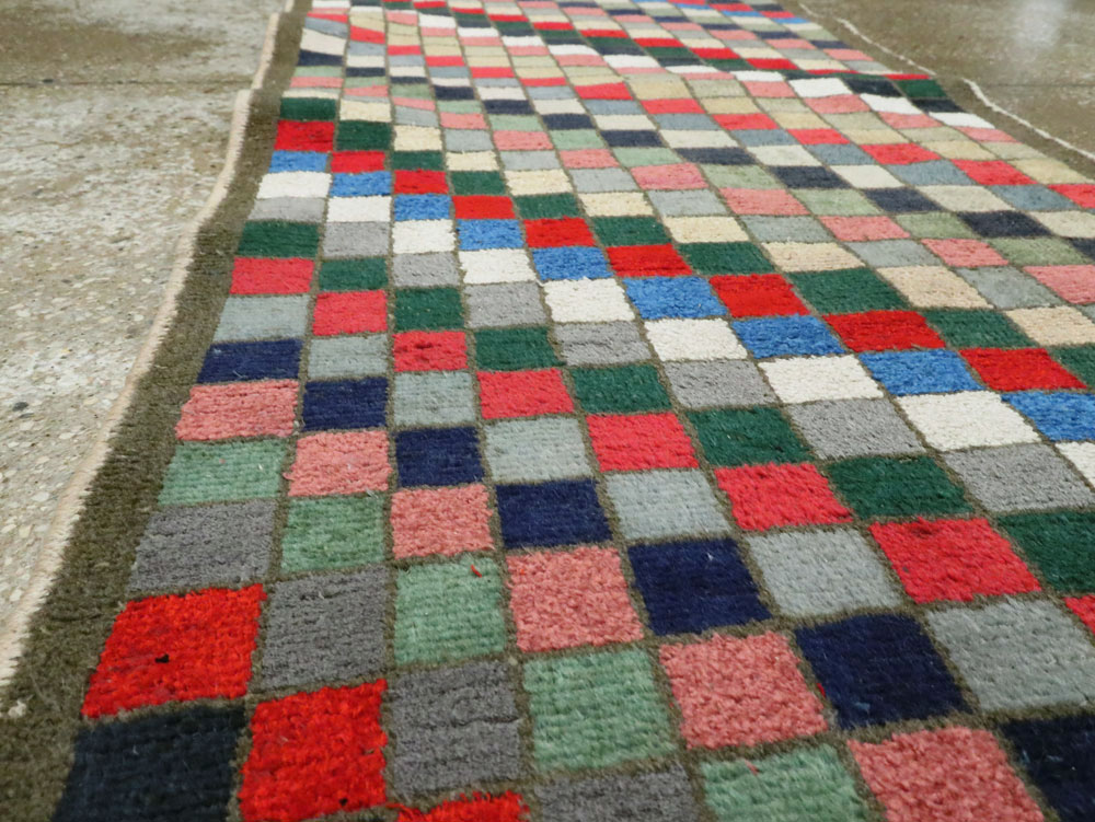 Vintage Turkish Anatolian Deco Runner, No.19235 - Galerie Shabab